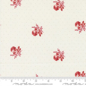 Ridgewood Faded Roses Milk 14972-11 by Minick and Simpson Sold in 1/2 yard increments