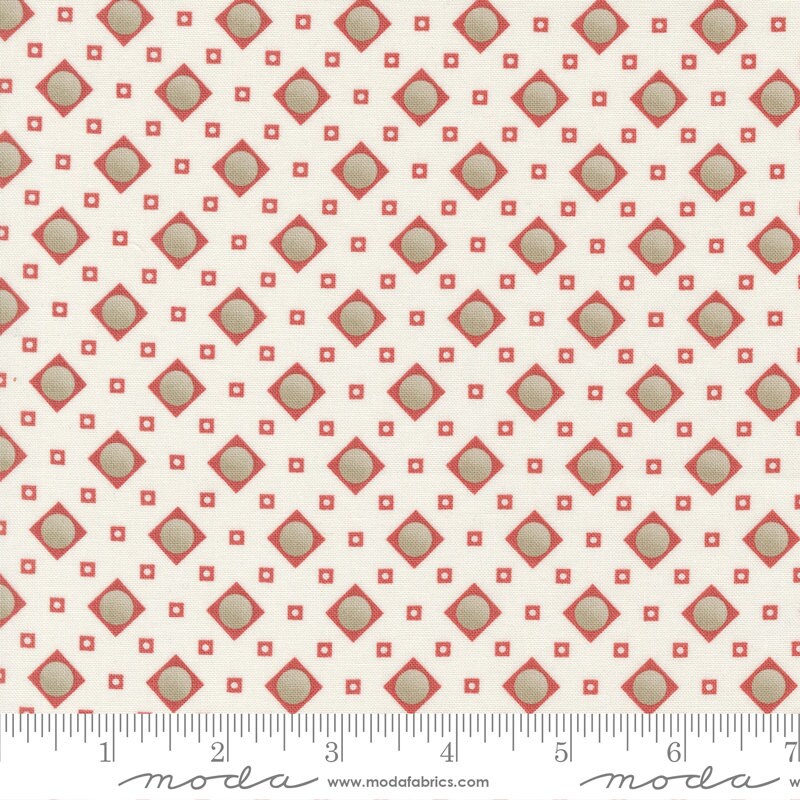 Ridgewood Square Dot Milk 14975-11 by Minick and Simpson Sold in 1/2 yard increments