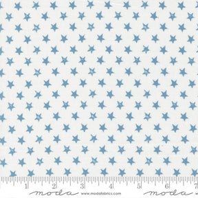 Old Glory Star Spangled Cloud Sky 5204-22 by Lella Boutique Sold in 1/2 Yard Increments