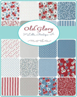 Old Glory Liberty Square Red 5203-15 by Lella Boutique Sold in 1/2 Yard Increments