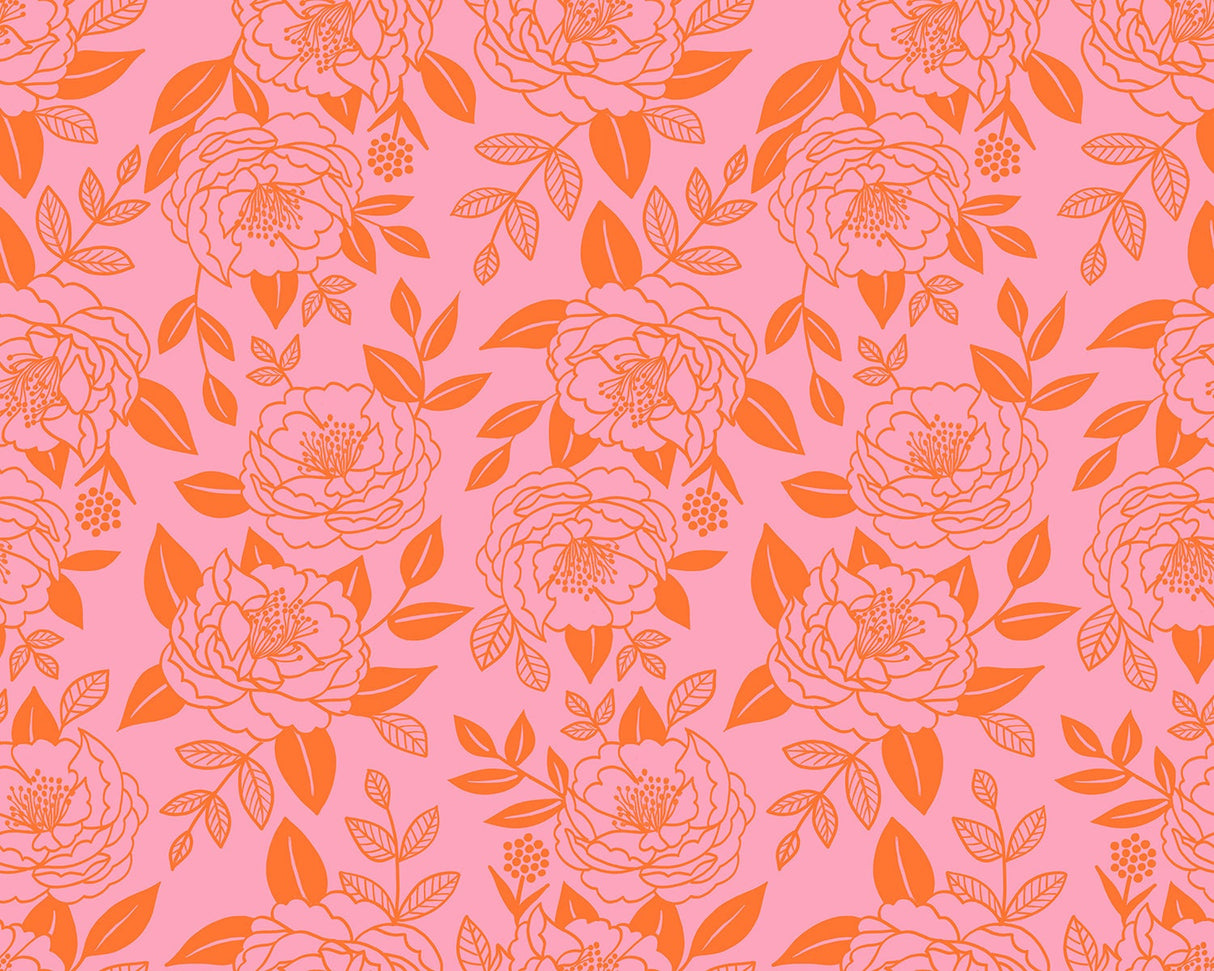 Rise and Shine Garden Glow Azalea RS0079-12 Ruby Star Society Sold in 1/2 yard increments