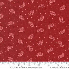 Ridgewood Paisley Dot Cherry 14974-18 by Minick and Simpson Sold in 1/2 yard increments