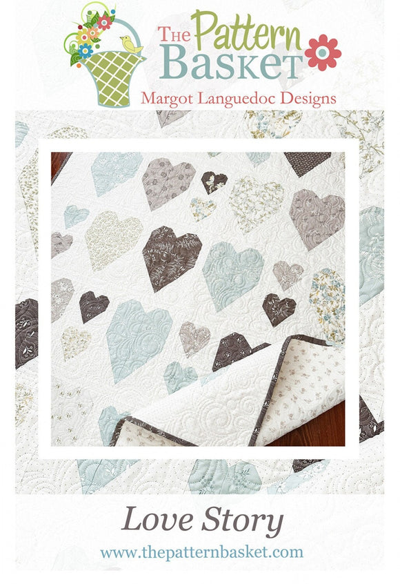 Love Story by The Pattern Basket, Margot Designs Paper Pattern ONLY 59 1/2 by 65 1/4