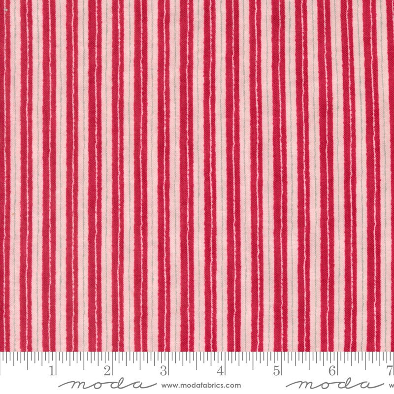 My Summer House Summer Stripe Rose 3047-18 by Bunny Hill Designs Sold in 1/2 Yard Increments