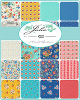 Julia Tea Time Tea Pots Flowers Birds Porcelain 11921-11 By Crystal Manning For Moda Fabrics - Sold in 1/2 Yard Increments cut continuous