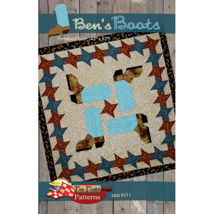 Ben's Boots quilt pattern by Pie Plate Patterns
