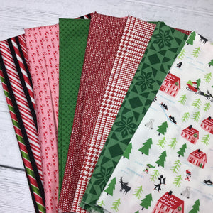 Custom Holiday Fat Quarter Bundle 7 FQ