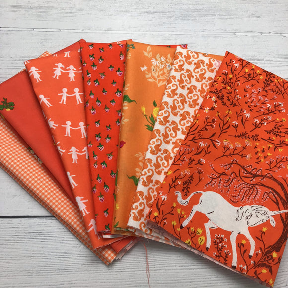 Custom Heather Ross Fat Quarter Bundle 7 FQ