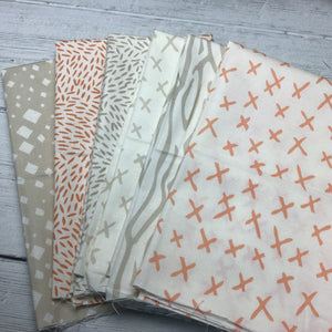 Custom Light Textures Fat Quarter Bundle 6 FQ